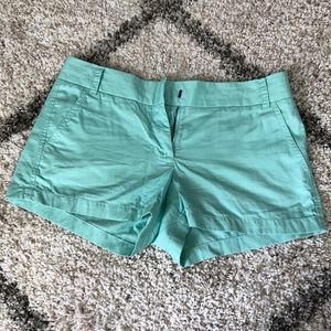 JCrew Mint 3” Chino Shorts
